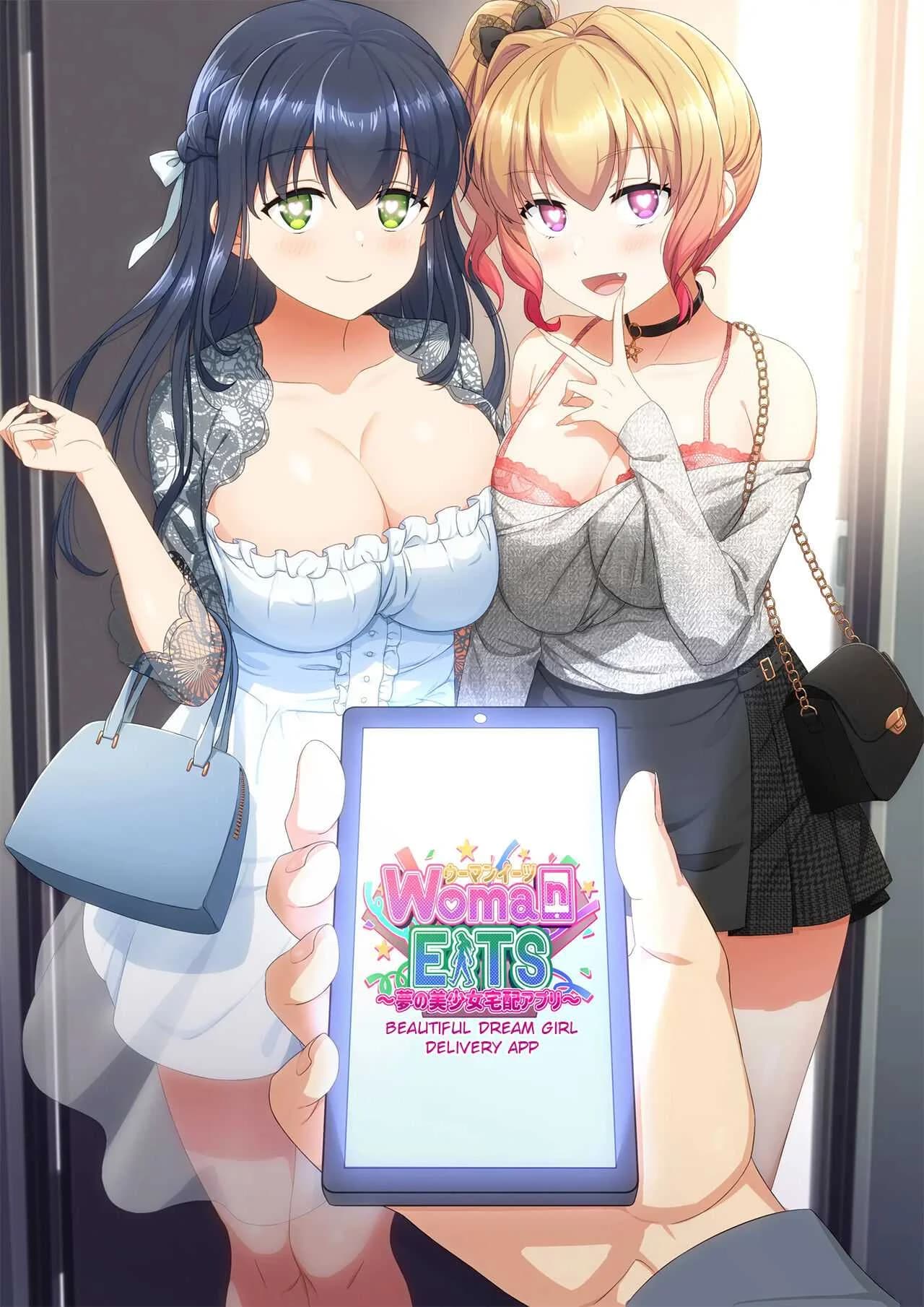 แอปพิศวง ซื้อบริการสาว  [Tawawa Delivery] Woman Eats Yume no Bishoujo Takuhai Appli Woman Eats Beautiful Dream Girl Delivery App